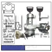 Nice Ignition Switch And Lock Assembly - NIC909