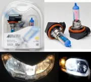 Nokya 5000K White H8 Nok8023 55W Two Bulbs Head Light High Beam Replacement Lamp