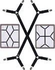 Bed Sheet Straps Crisscross Fitted Sheet Clips and Sheet Holder Elastic Bands
