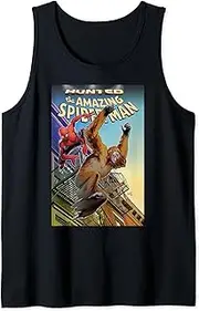 [Marvel] Spider-Man And Gibbon Hunted Comic Book Cover Tank Top