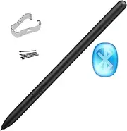 Galaxy Tab S8 Stylus Pen Replacement With Bluetooth for Samsung Tab S8+, S8 Ultra Touch S Pen (Black)