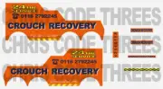 1/50 Code 3 Crouch Recovery decals suit Conrad Recovery Wrecker trucks