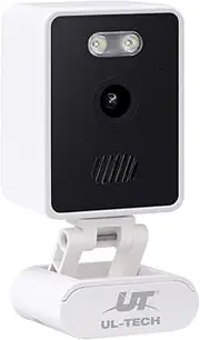 3MP IP Camera Baby Monitor White 360 Degree Adjustable Night Vision