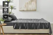 Matt Blatt Bamboo Cotton Bed Sheet Set (Charcoal, King), Bed Sheets, Bed & Bath
