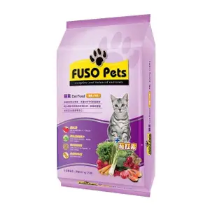 【福壽】FUSO Pets福壽貓食-鮭魚+牛肉口味 20磅（9.07kg）(福壽貓飼料 貓飼料 貓乾糧 貓食 寵物飼料 貓糧)