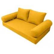 |COVER ONLY| Style 1 Full Knife Edge Daybed Mattress Bolster Pillow Covers AD108