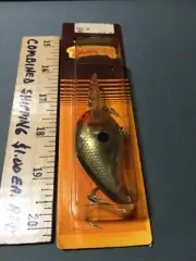 OLD STOCK BOMBER 1/2 OZ FAT A LURE TUFF SILVER INSERT PATTERN NIP
