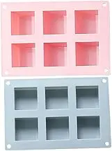 COHEALI 2pcs 6 Cake Mold Round Soap Molds Mold Making Kit Heart Shaped Cake Pans Candy Bees for Cake Decorating Wall Mounted Soap Dispenser Soap Making Supplies Honeycomb Mold Soap Kit