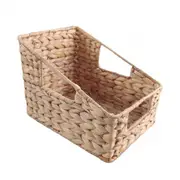 Decorative Home Storage Bin with Handles for Cupboards Nursery Room Bedroom