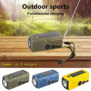 Solar Hand Crank Power Radio Multifunctional Emergency Charging Flashlight
