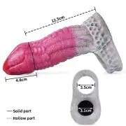 Reuse Penis Extender Girth Enhancer Realistic Sleeve Sheath Large Male Condom
