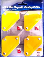 4pcs Mini Strong Magnetic Welding Magnet Holders Positioner Trianglar 9LB #3740