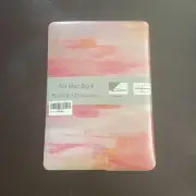 MacBook Pro Retina 13” 2012 pink/orange brushstrokes design hardshell case