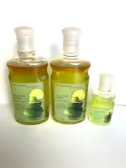 2 pc Bath & Body Works Pleasures CUCUMBER MELON Shower Gel 10 oz & 2 oz Classic