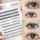 5D Glue-Free Fake Lashes 100Clusters Eyelashes Extension Make Up