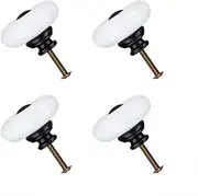 Ceramic Knob,Cabinet,Furniture Pull Handles,Door Pull,Drawer Pull Handle,4pcs Ceramic Knobs Pull Handle Furniture Drawer Cabinet Cupboard Wardrobe Dresser Storage Boxes Accessories 32mm Dia White