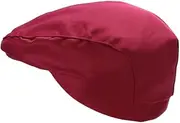 [SAFIGLE] Chef Hat for Waiters and Bakers Red Beanie Cap for Men and Women Breathable Comfortable Design for Catering Restaurants and Hotels
