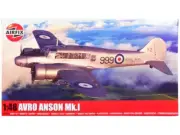 Airfix Level 3 Model Kit Avro Anson Mk.I Aircraft 1/48 Scale Model A09191A
