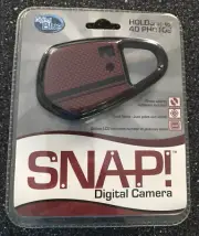 Digital Blue SNAP Digital Camera Holds Up To 40 Photos Carabiner Sealed Package