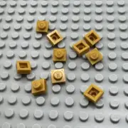 LEGO Plate - Pearl Gold - 1 x 1 - QTY x10
