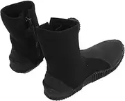 [SPYMINNPOO] 1 Pair of Water Shoes 5 mm Height, Diving Boots, Non-Slip Swimming Shoes for Surfing, Water Activities on the Beach, Black