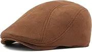 [Generic] Men's Beret Hat Simple Light Plate Suede Hat Men and Women Classic Beret Spring and Autumn England Duck Tongue Cap Retro Forward Cap