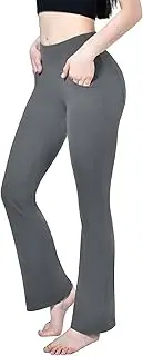 [SINOPHANT] Flare Leggings for Women, High Waisted Flared Leggings with Pockets for Women Bootcut Casual Workout Yoga Pants