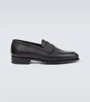 [George Cleverley] George Cleverley Bradley II leather penny loafers AU 7 black