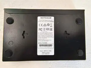 球球工控 NETGEAR/網件 GS305P 5口千兆 poe供電交換機 測試好 桌面型