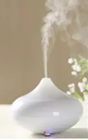 Oil Aroma Diffuser Light Electric LED Humidifier Ultrasonic Defuser(White)