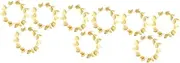 [LIFKOME] 3sets Leaf Headband Leaf Ring Wreath Headwear for Women Men Fashion Headband Ideal for Halloween Carnival 3pcs*3
