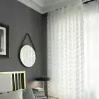 Sheer Curtains Soft Fine Texture Sheer Voile Window Curtain Stylish