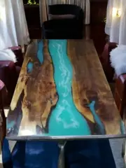 48"x24" Ocean Wave River Dining Table Top Console Hallway Furniture Hotel Decors