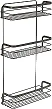 Metaltex Origin Lava 401124000 3-Tier Shelving Unit 26 x 10 x 48 cm