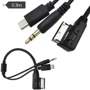 AMI USB 3.1 Type C Charge Adapter Charging Cable Car Audio AUX AUDI 3.5mm Cable