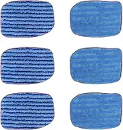 MC1375/MC1385 Microfiber Steam Mop Pads: 6 Pack Steam Replacement Pads Compatible with McCulloch MC1375, MC1385, MC1270 Steam Cleaners, Reusable & Washable Replaces Mop Pad Model: A1375-100/A1375-101