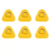 6PCS D-Ring Patch for Inflatable Boat Kayak Dinghy SUP, D-Ring PVC Patch5627