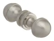 Portals Concerto Back-to-Back Knob - Brushed Nickel