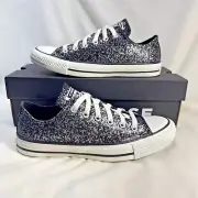 Converse Women's Size 8.5 Chuck Taylor All Star Low Top Glitter Sneaker A11138C