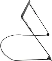 LRXIYODE Beginner Adjustable Harmonica Neck Holder Mouth Organ Stand Durable Black Clip for Hands Playing for Musicians and