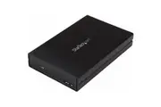 StarTech.com Drive Enclosure SATA/600 - USB 3.1 Micro-B Host Interface - UASP Support External - Black - 1 x HDD Supported - 1 x