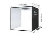 40CM Portable Photo Studio LED Light Tent Bar Cube Soft Box Room Photography