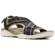 Clarks Womens Amanda Stroll Black Ankle Strap Shoes 6.5 Medium (B,M) BHFO 2788