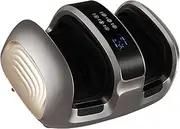 Homasa 4-in-1 Foot Massager Machine Leg Calf Arm Electric Shiatsu Kneading Massage Device Home Portable with Heat LCD Timer LED Adjustable Bracket