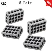 Ultra Precision 5 Matched Pair 1-2-3 Blocks 23 Holes .0002" Machinist 123