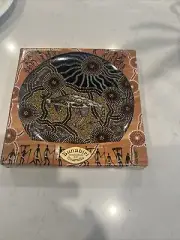 BUNABIRI Westminster ABORIGINAL ART PLATE Barrier Reef Dreaming Colin Jones.