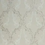 Wallpaper roll beige Textured floral off white tan gray Damask faux woven fabric
