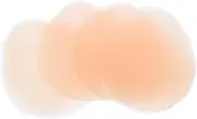 [VALICLUD] 4pcs Concealer Private Parts Pads Bikini Pads Adhesive Silicone Breast Pasties for Swimsuit, Yoga Pants, Bikini