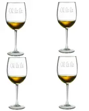 susquehanna Oh La La Set of 4 Wine Glasses