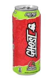〽️ New GHOST Sour Patch Kids Cherry Limeade Zero Sugar Energy 16floz (1 Can)